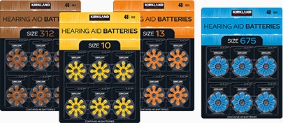 Kirkland Signature™ Premium Quality Hearing Aid Batteries