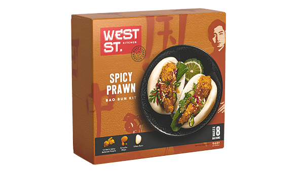 West St Kitchen Spicy Prawn Bao Bun Kit 948g