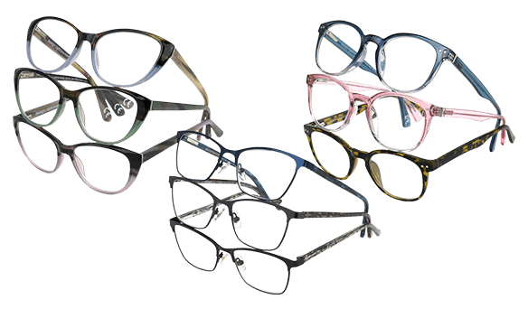 Design Optics	Reader Glasses Packs	2 pack and 3 pack
