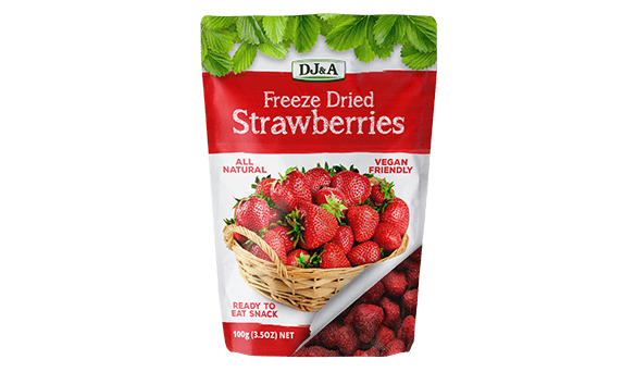 DJ&A	Freeze Dried Strawberries	100g