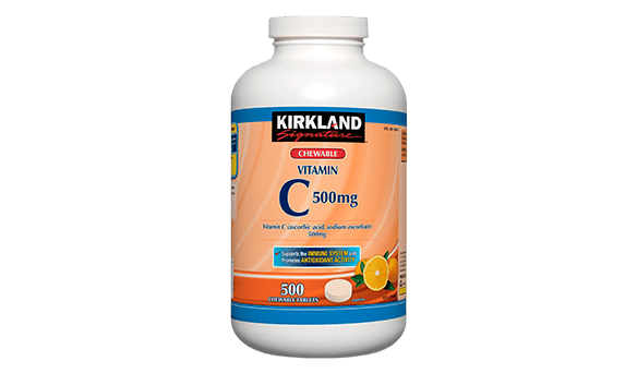Kirkland Signature	Chewable Vitamin C 500mg	500 count