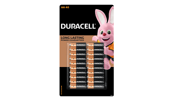 Duracell Alkaline Batteries AA 40 pack
