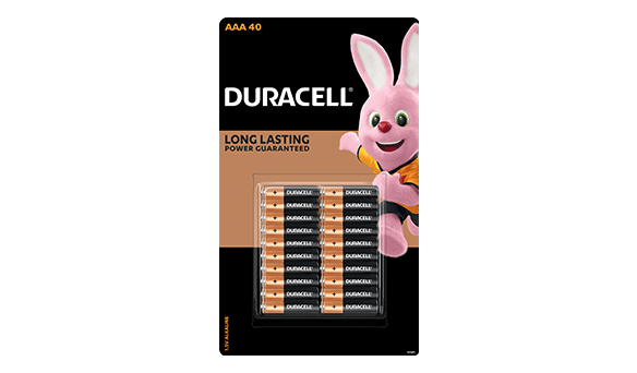 Duracell Alkaline Batteries AAA 40 pack