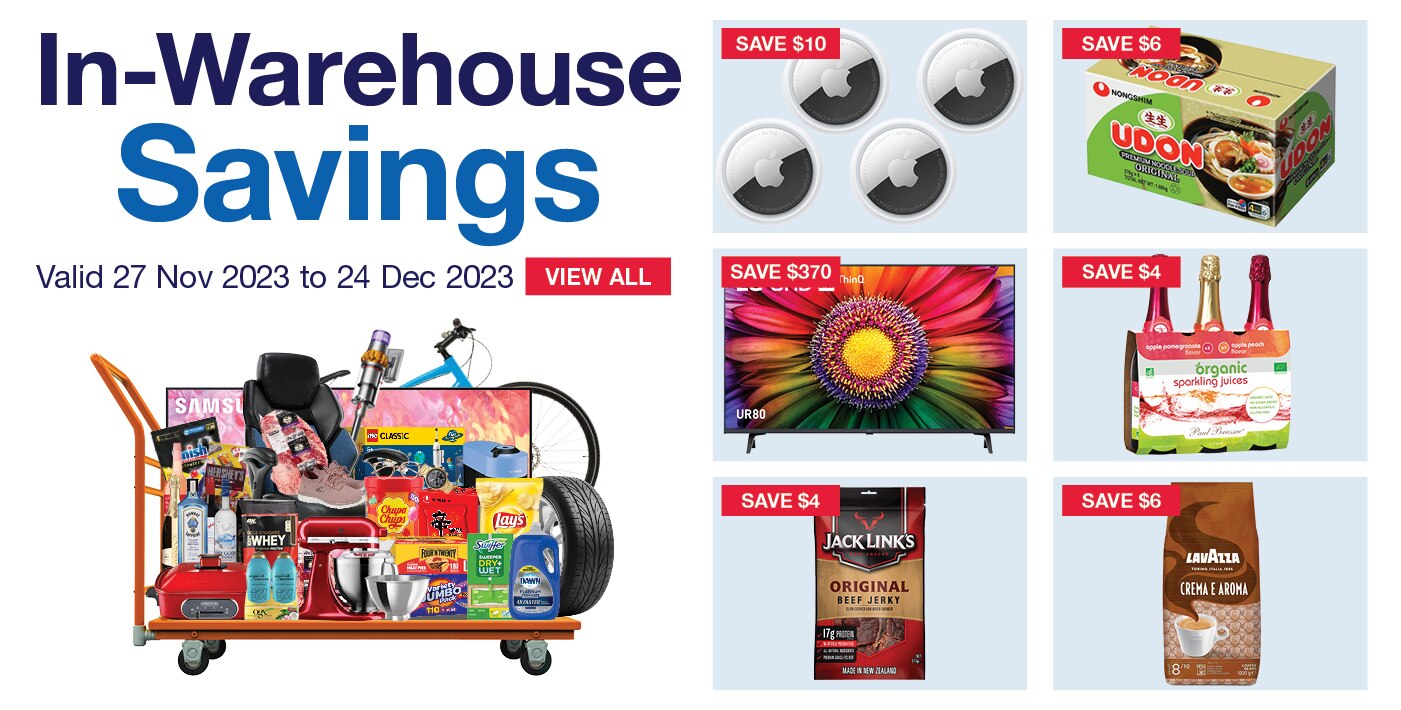 warehouse Savinngs-Active: 27 November 2023 to 24 December 2023
