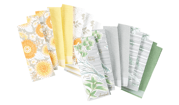 Culinary Classics Kitchen Towels 8 pack