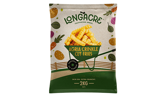 Longacre Agria Crinkle Cut Coated 2kg
