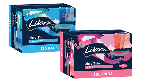 Libra Ultrathin Pads with Wings Regular and/or Super