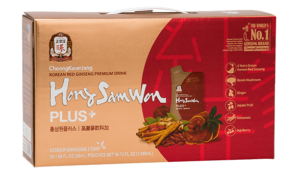 Cheong Kwan Jang Hong Sam Won Plus Ginseng Drink 30 pack