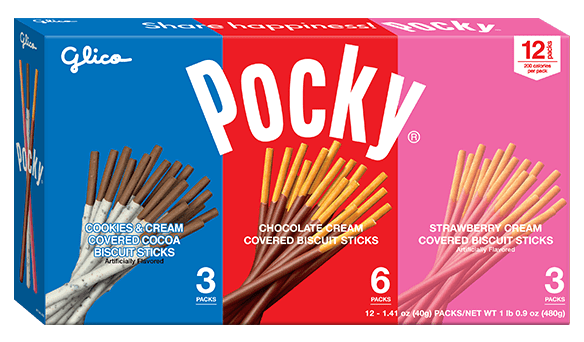 Glico Pocky Variety Pack 12 x 40g