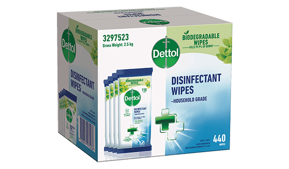 Dettol Fresh Wipes 4 x 110 sheets