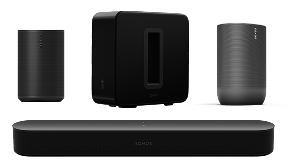 Sonos	Selected Soundbars & Speakers