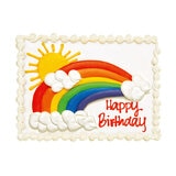 Happy Birthday - Rainbow Cake