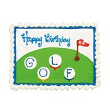 Happy Birthday - Golf Cake Happy Birthday - Golf Cake