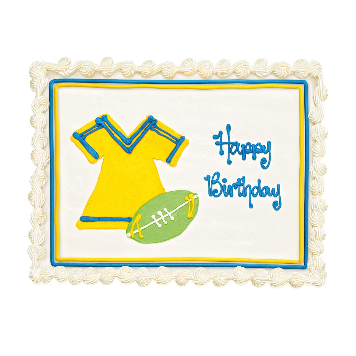 Happy Birthday - Rugby Cake Happy Birthday - Rugby Cake