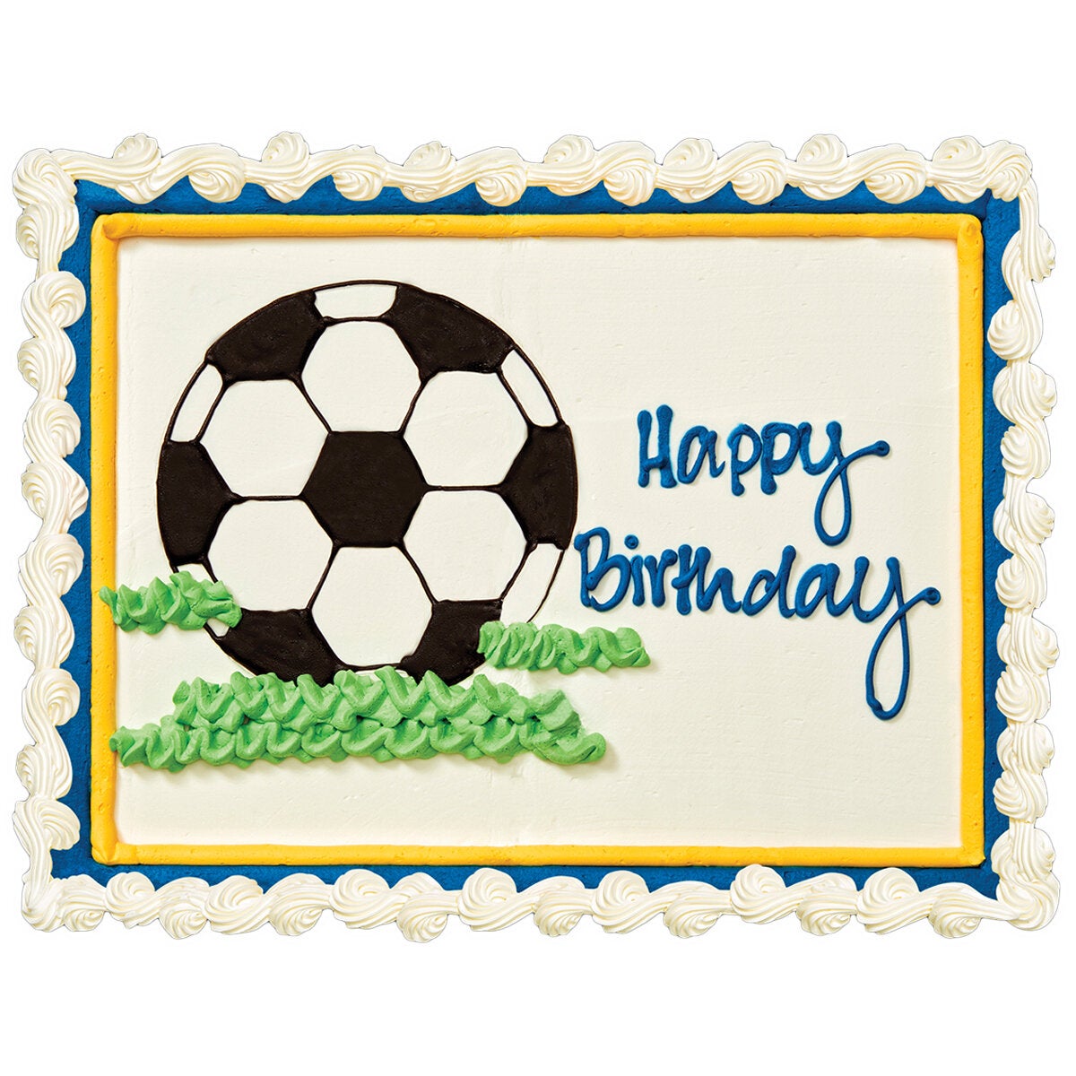 Happy Birthday - Soccer Cake Happy Birthday - Soccer Cake